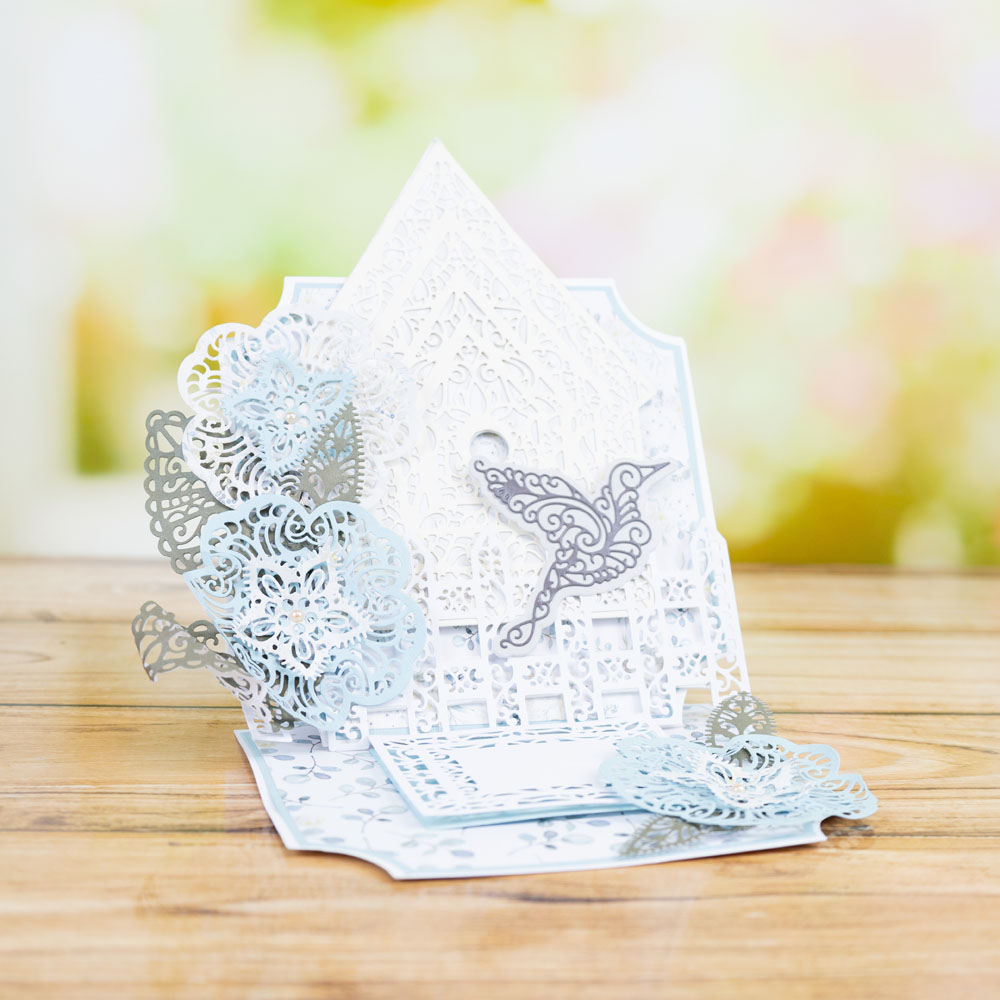 Tattered Lace Delicate Birdhouse Die Set - Image 13