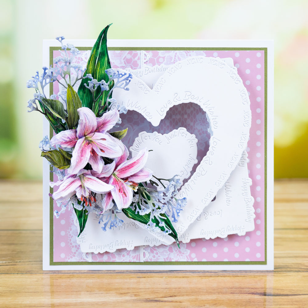 Tattered Lace Square Sentiment Frame Die Set - Image 4
