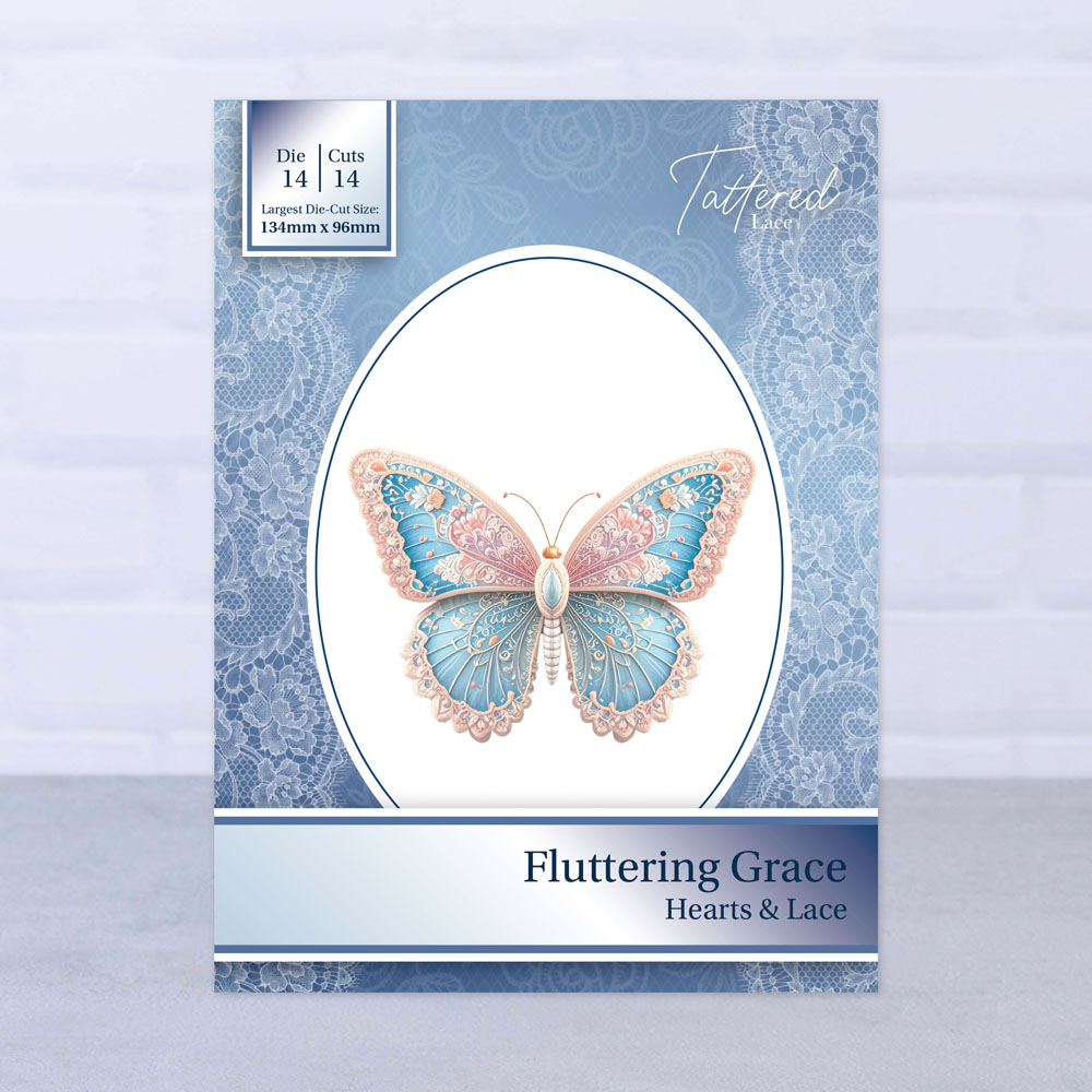 Tattered Lace Fluttering Grace Die Set