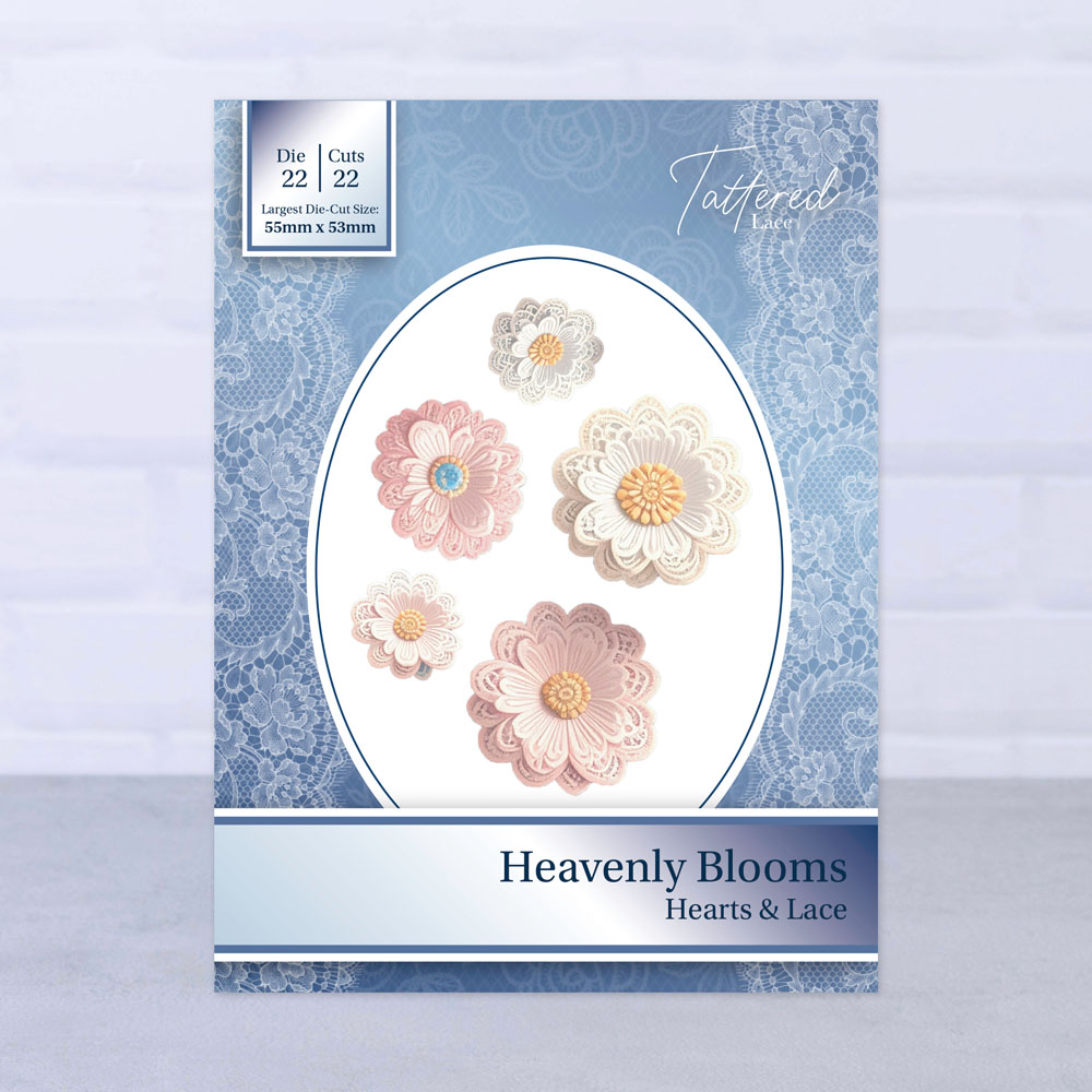 Tattered Lace Heavenly Blooms Die Set