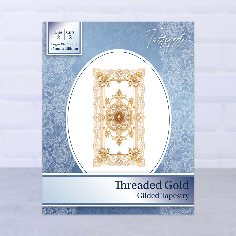 Tattered Lace Threaded Gold Die Set