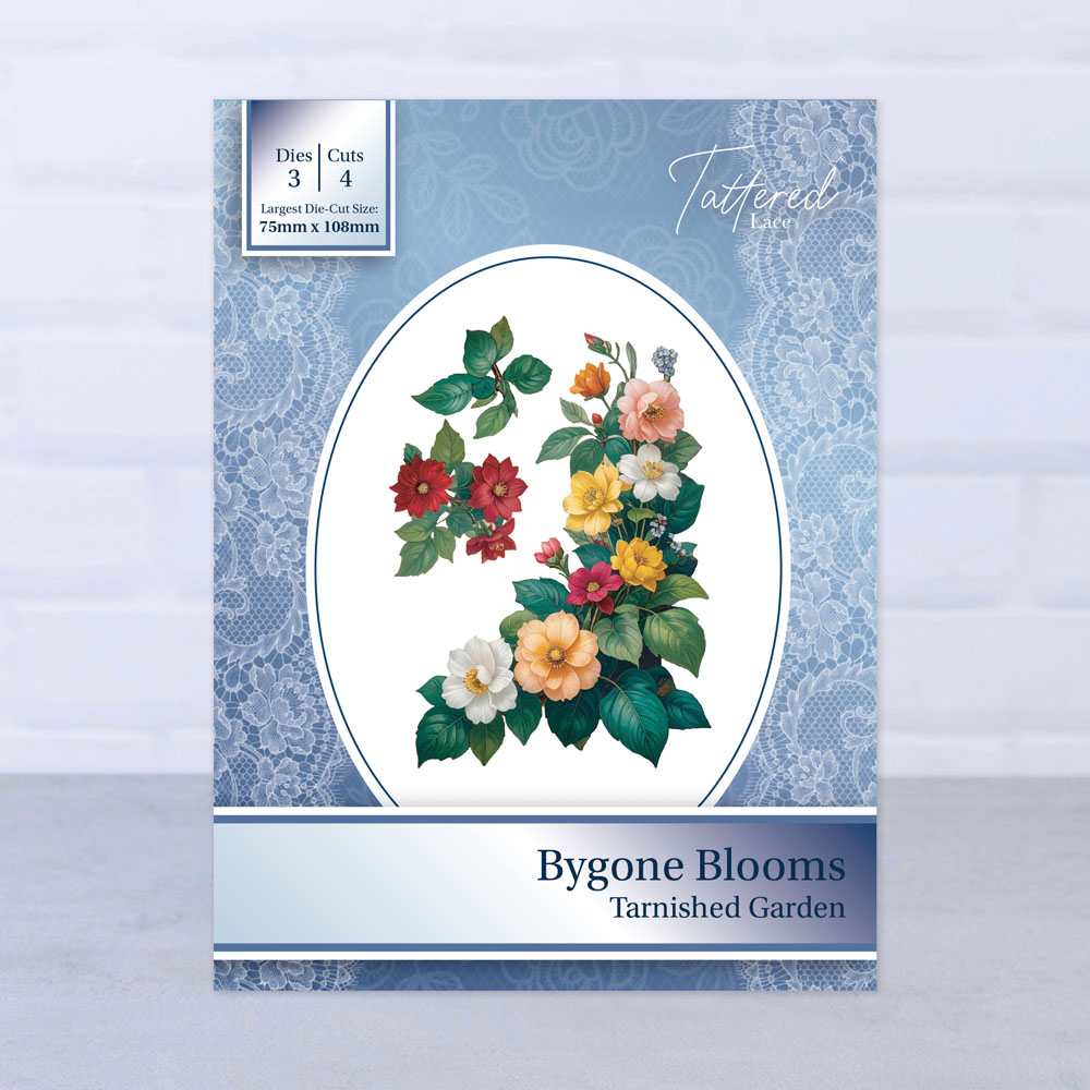 Tattered Lace Bygone Blooms Die Set