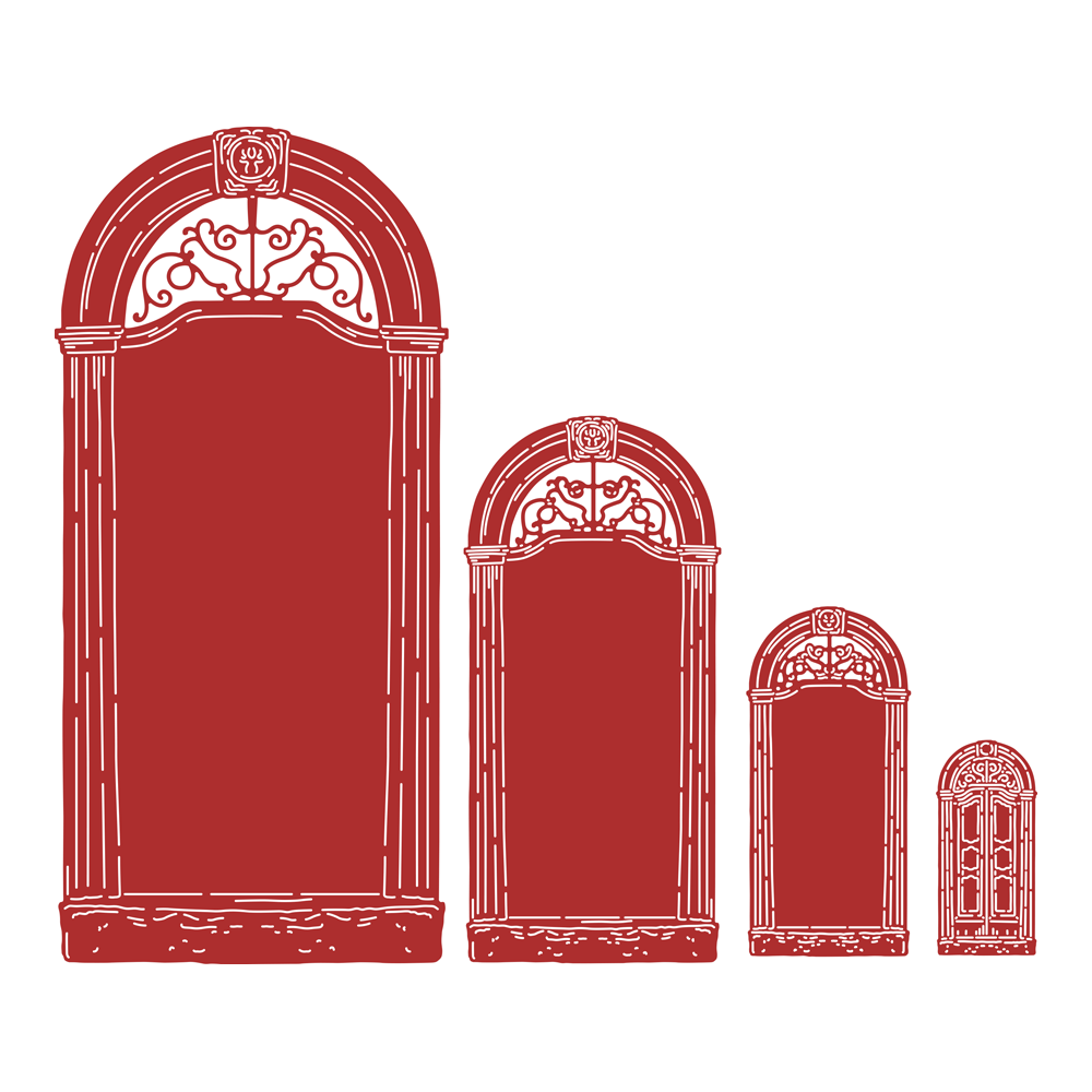Two Red Robins Welcome Home Die Set - Image 2
