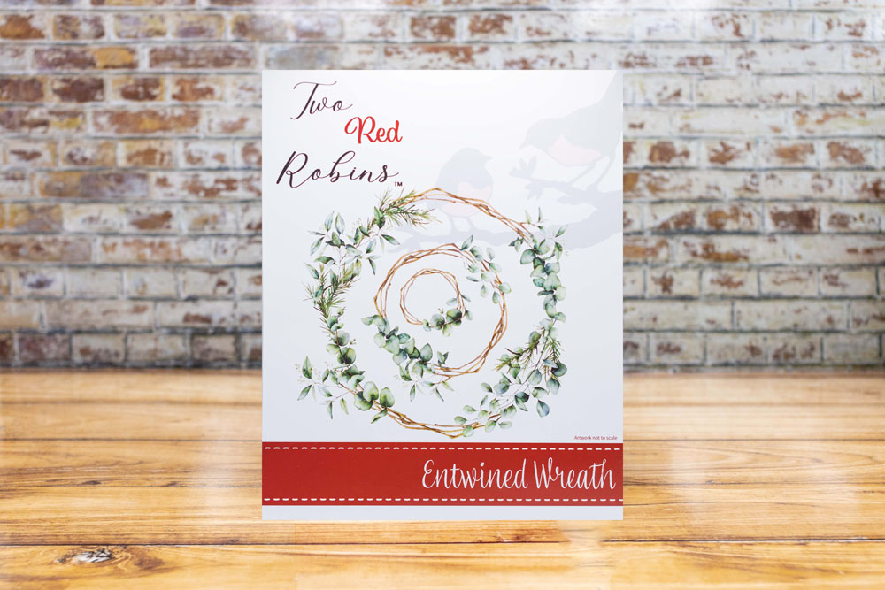 Two Red Robins Entwined Die Set