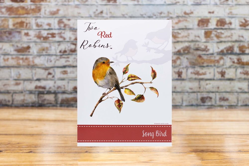 Two Red Robins Song Bird Die Set