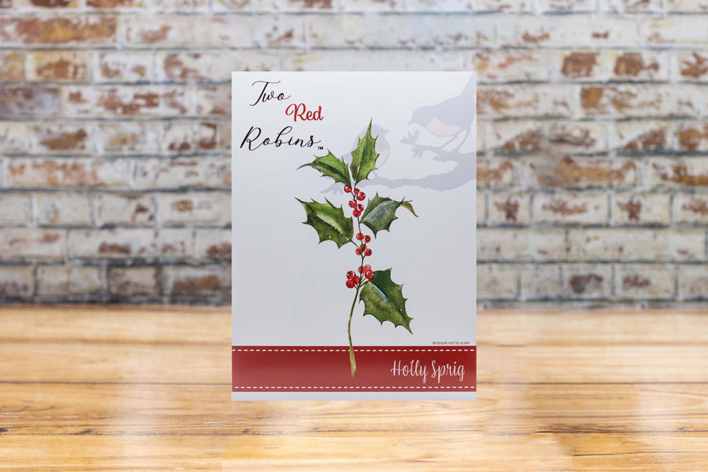 Two Red Robins Holly Sprig Die Set