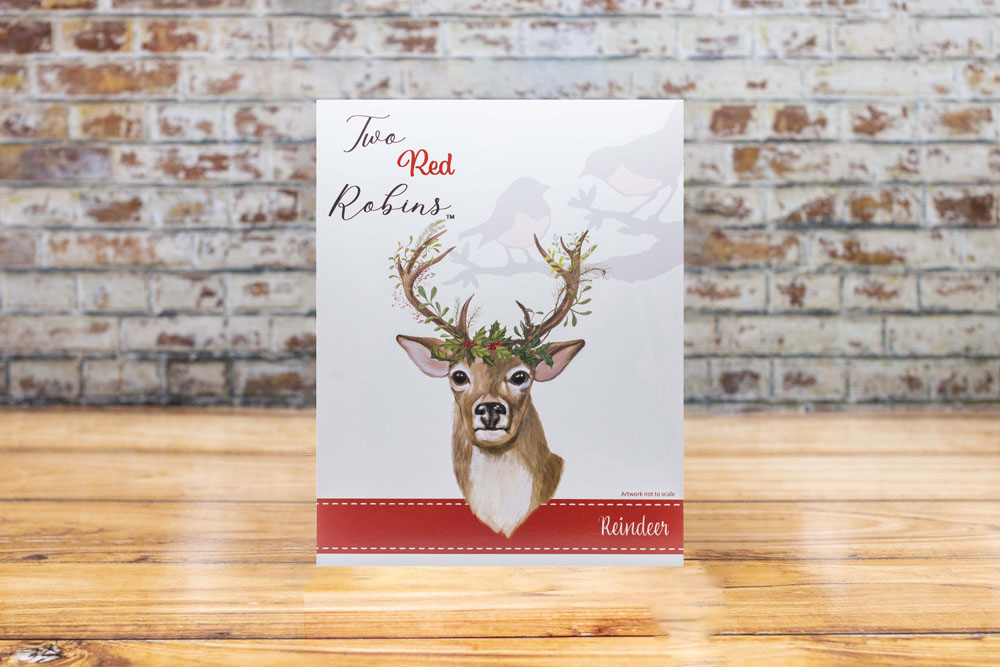 Two Red Robins Reindeer Die Set