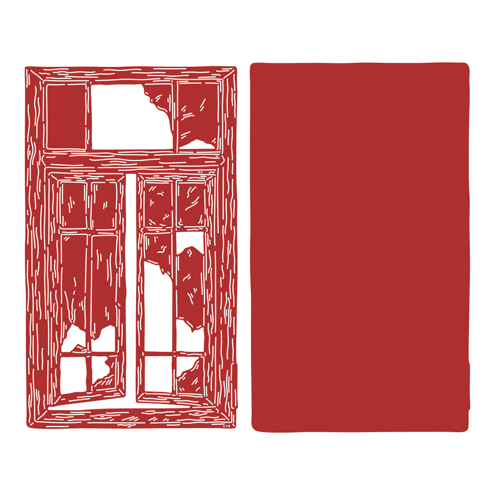 Two Red Robins Shattered View Die Set - Image 2