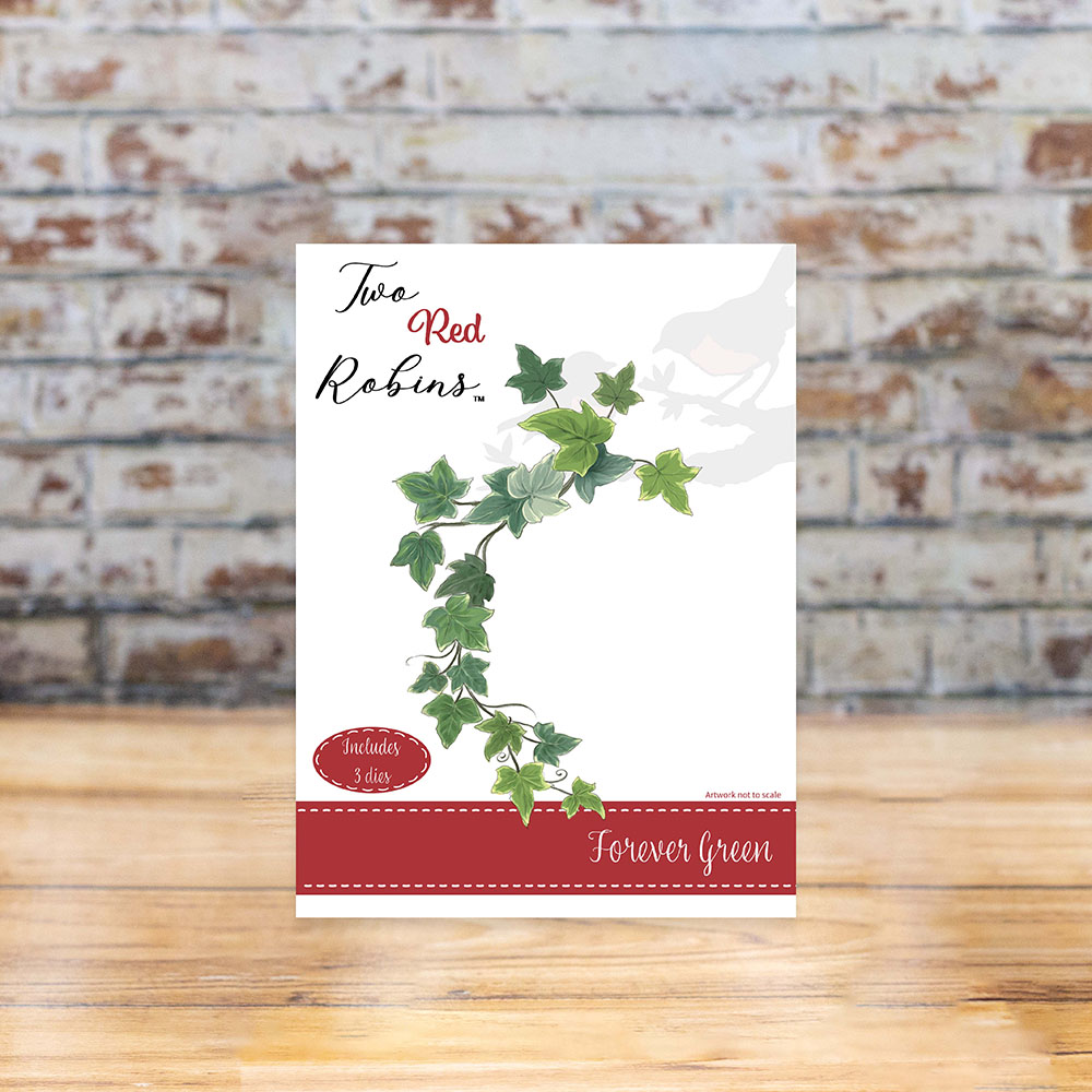 Two Red Robins Forever Green Die Set