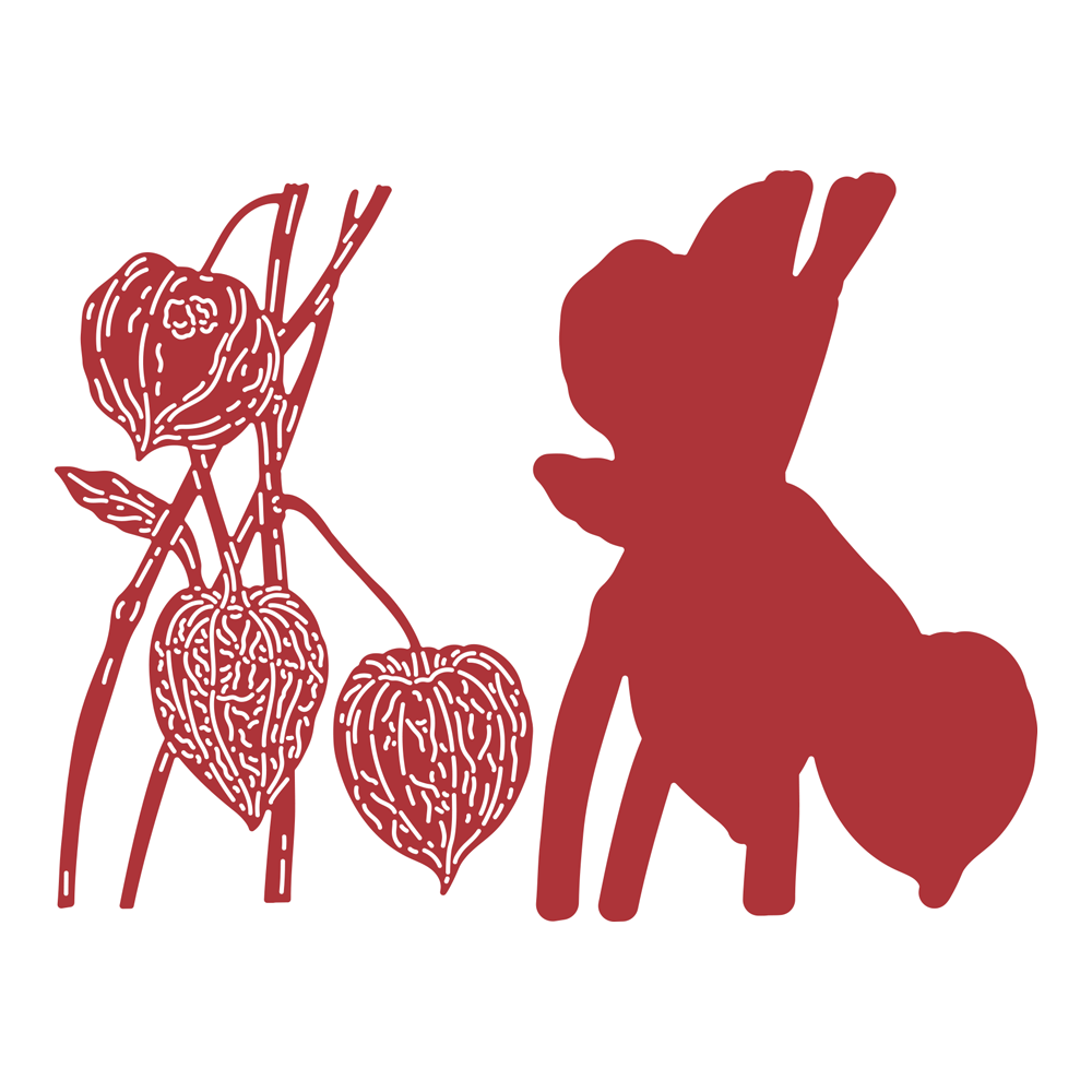 Two Red Robins Winter Cherry Die Set - Image 2