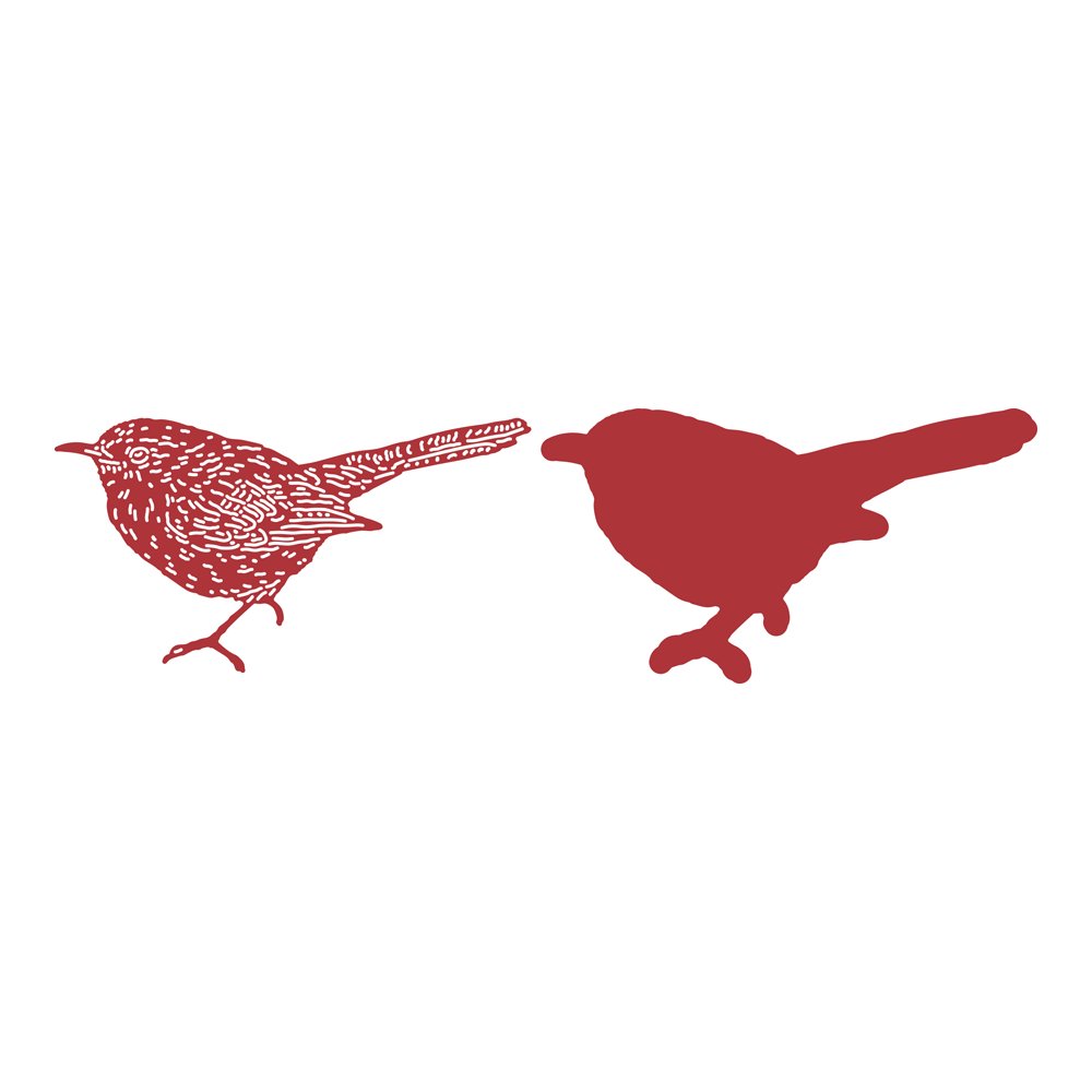 Two Red Robins Laurel Die Set - Image 2