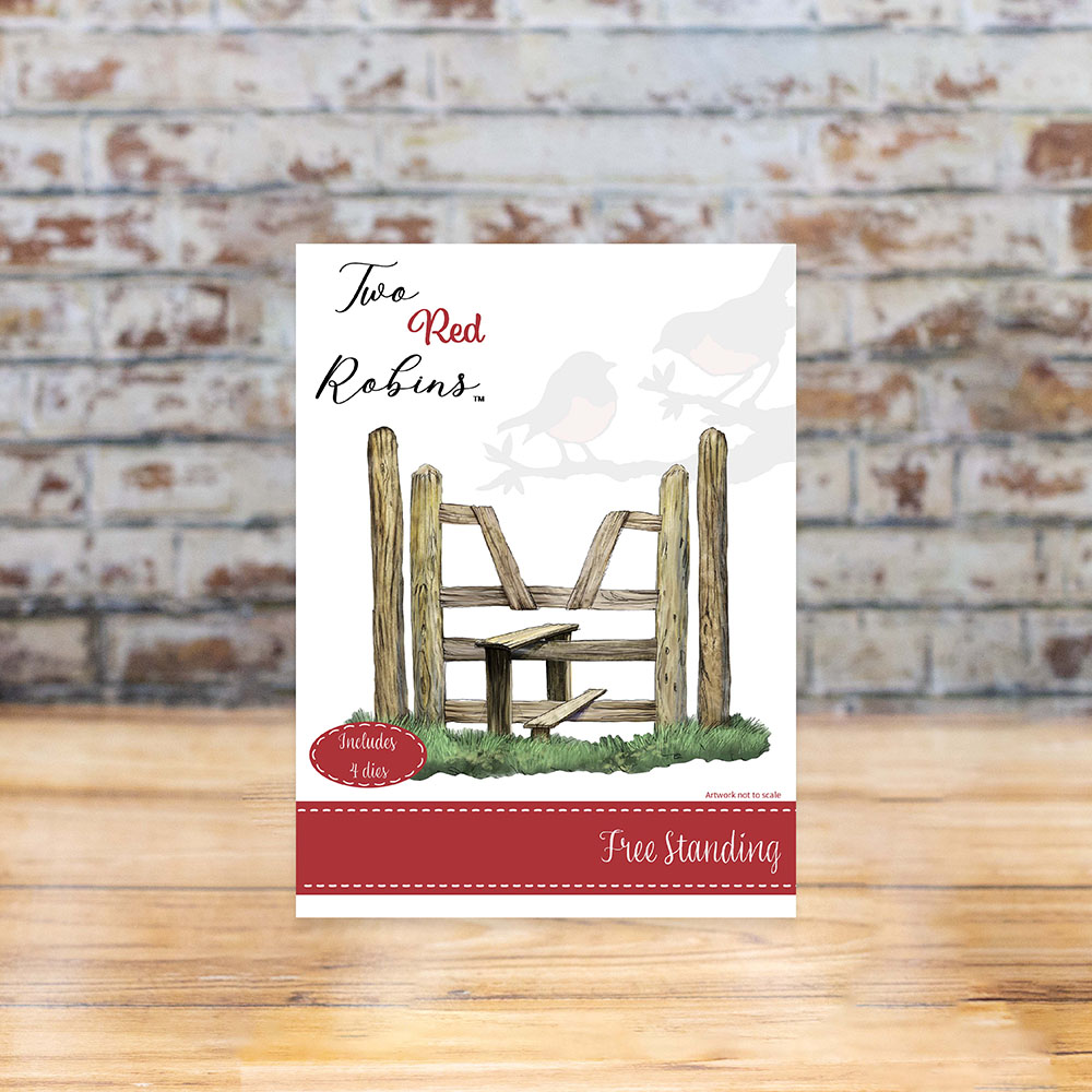Two Red Robins Free Standing Die Set