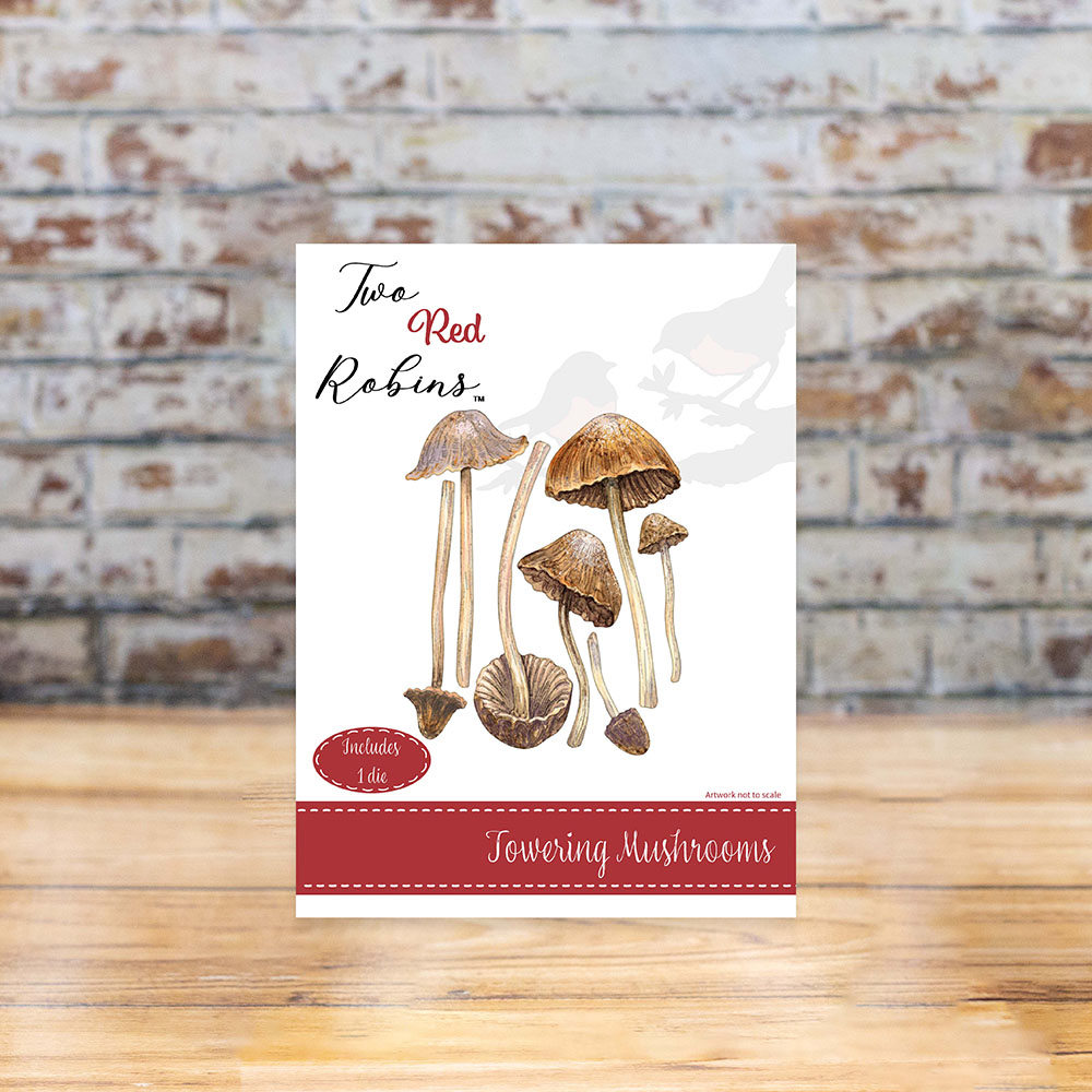 Two Red Robins Towering Mushrooms Die Set