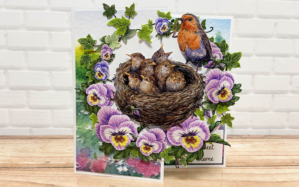 Two Red Robins Spring Pansy Die Set - Image 8