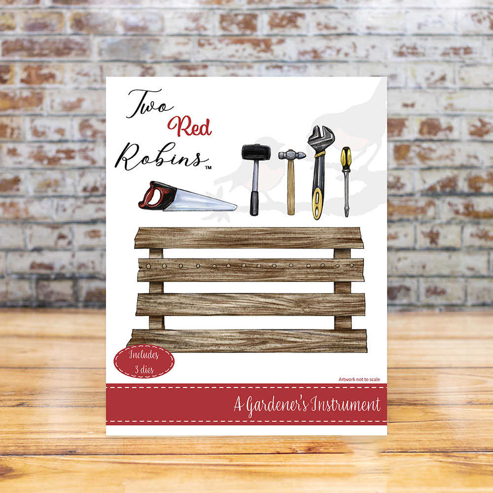 Two Red Robins A Gardner's Instrument Die Set - Highlight Crafts