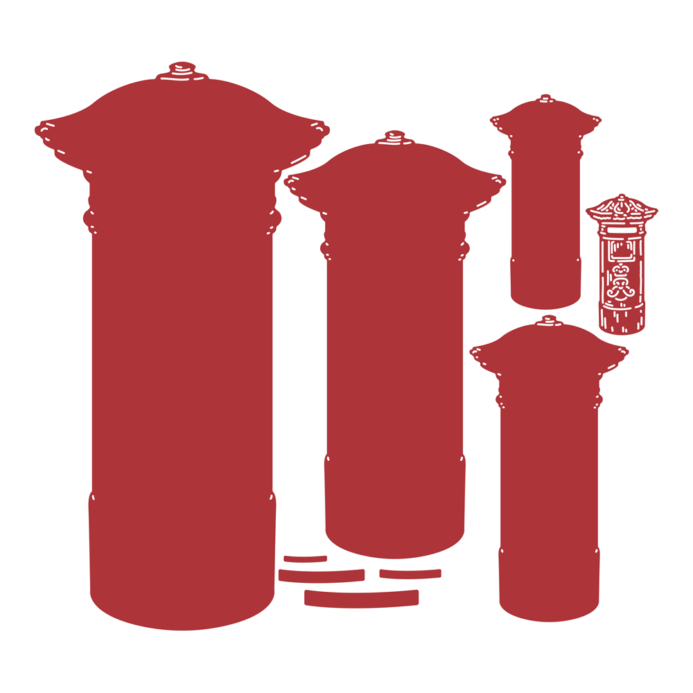 Two Red Robins First Class Die Set - Image 2