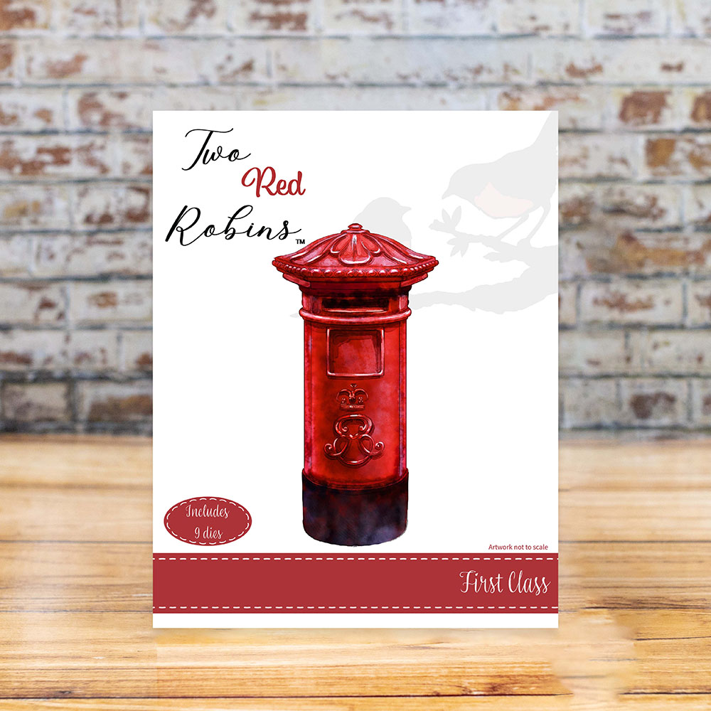 Two Red Robins First Class Die Set