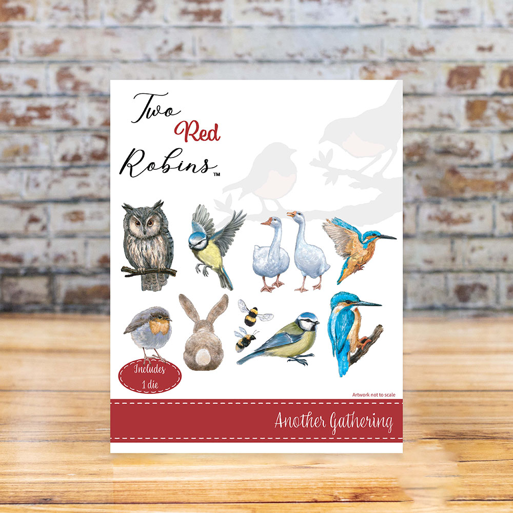 Two Red Robins Another Gathering Die Set