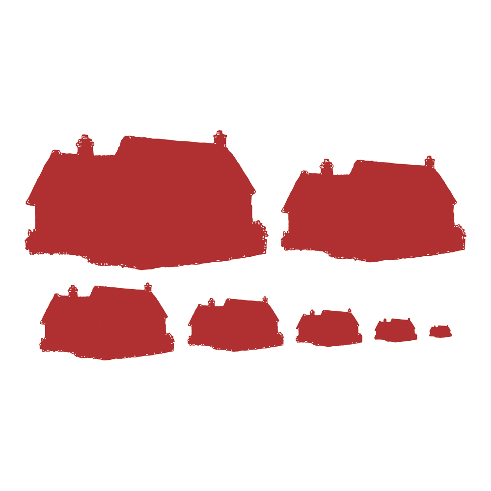 Two Red Robins Thatched Die Set - Image 2