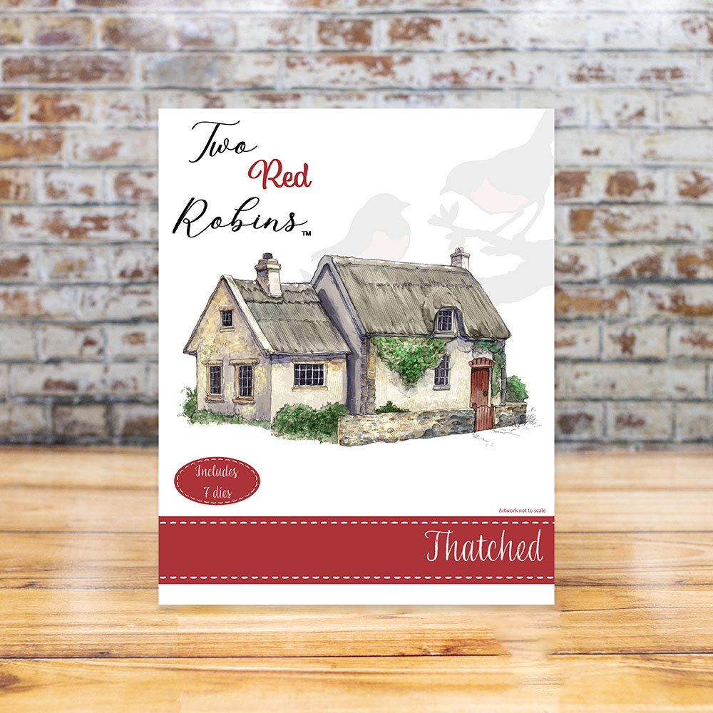 Two Red Robins Thatched Die Set