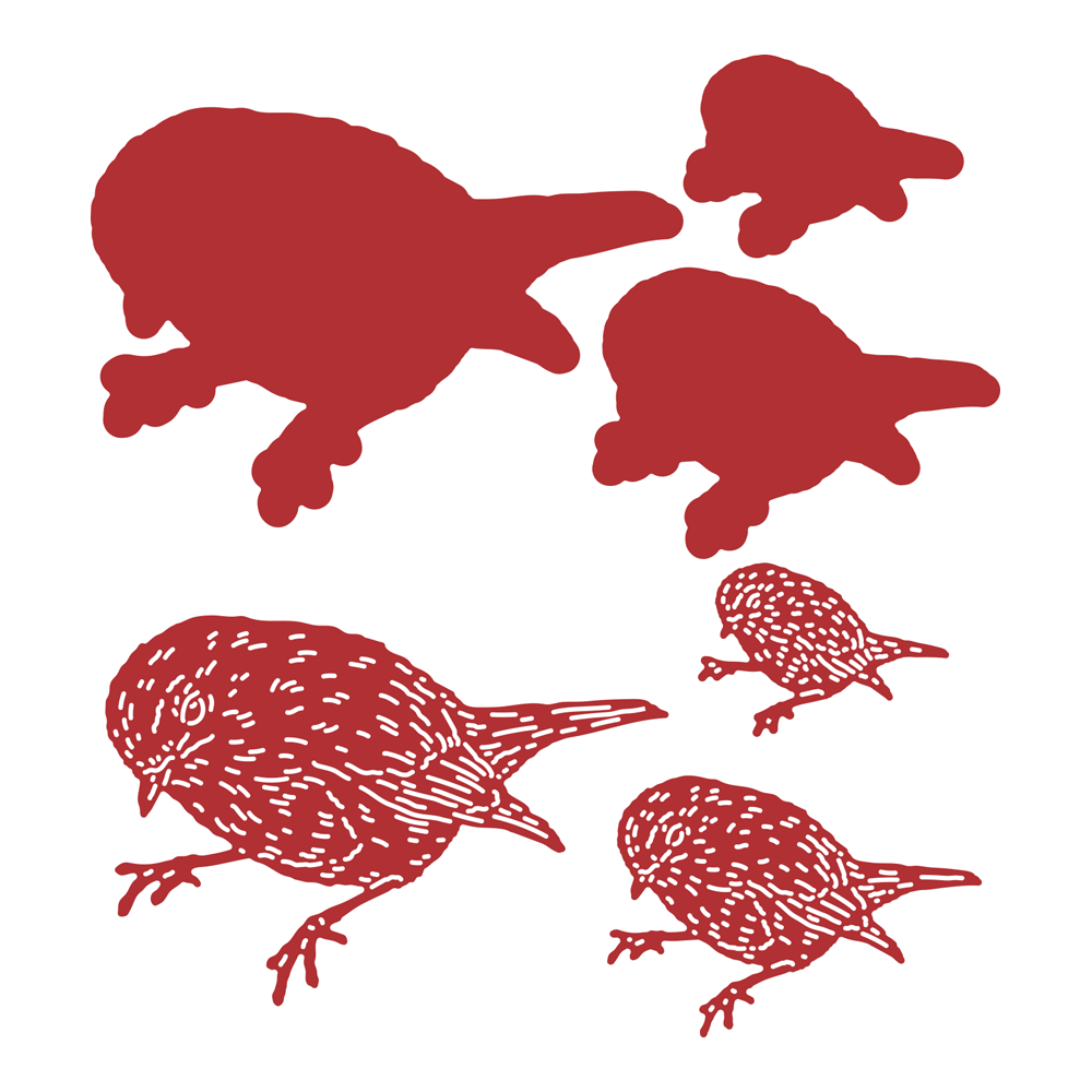 Two Red Robins Rodney Die Set - Image 2