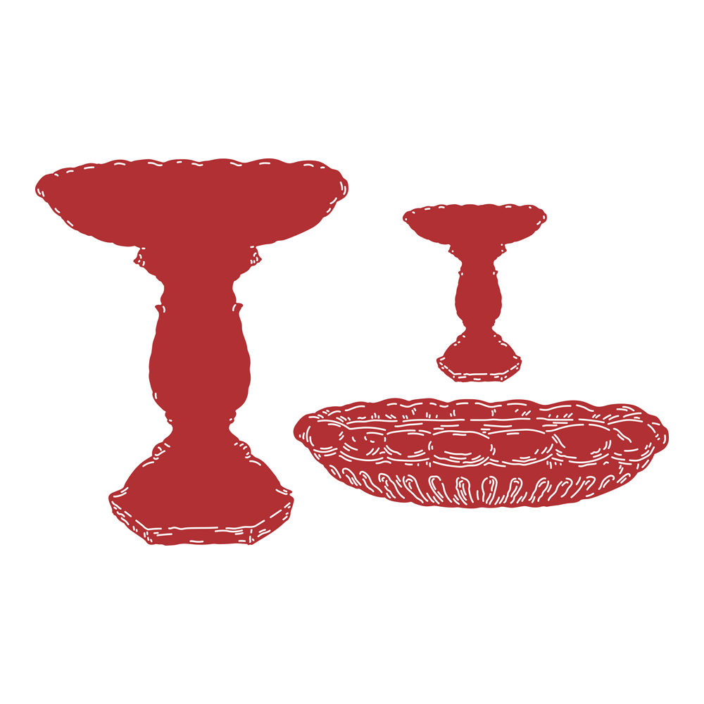 Two Red Robins Rub-A-Dub-Dub Die Set - Image 2