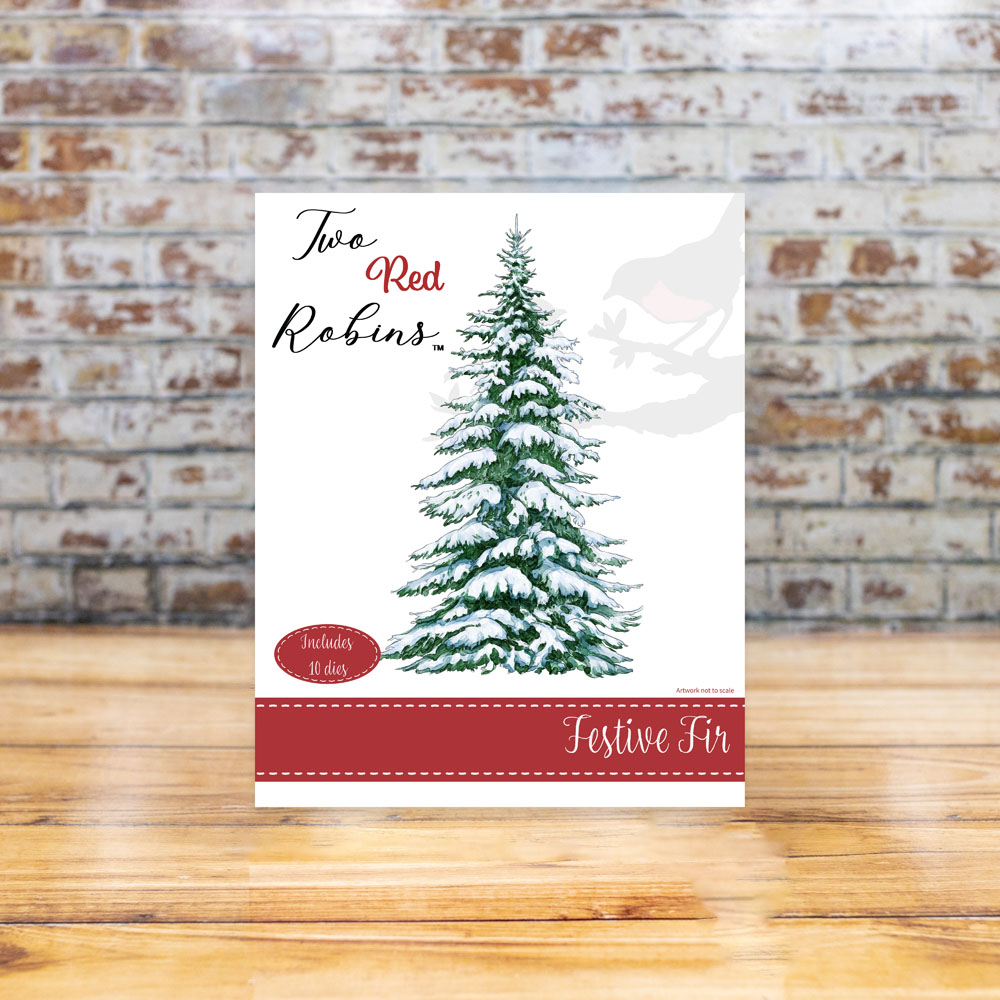 Two Red Robins Festive Fir Die Set