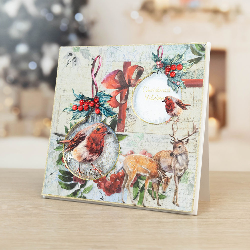 Two Red Robins Nested Bauble Die Set - Image 7
