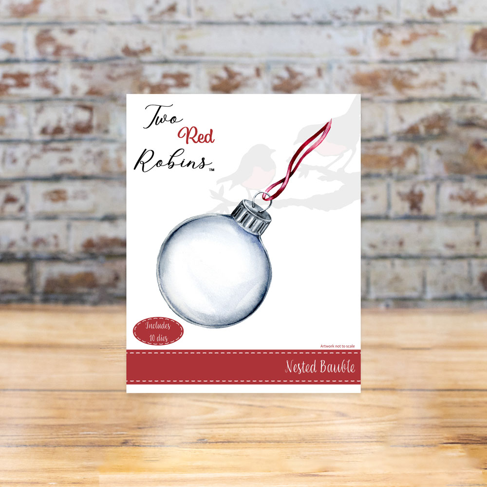 Two Red Robins Nested Bauble Die Set