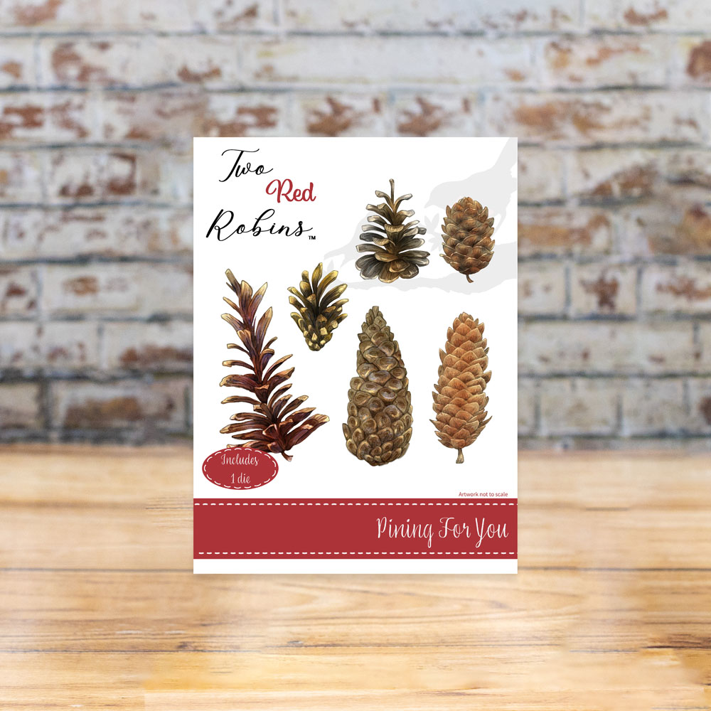 Two Red Robins Pining For You Die Set