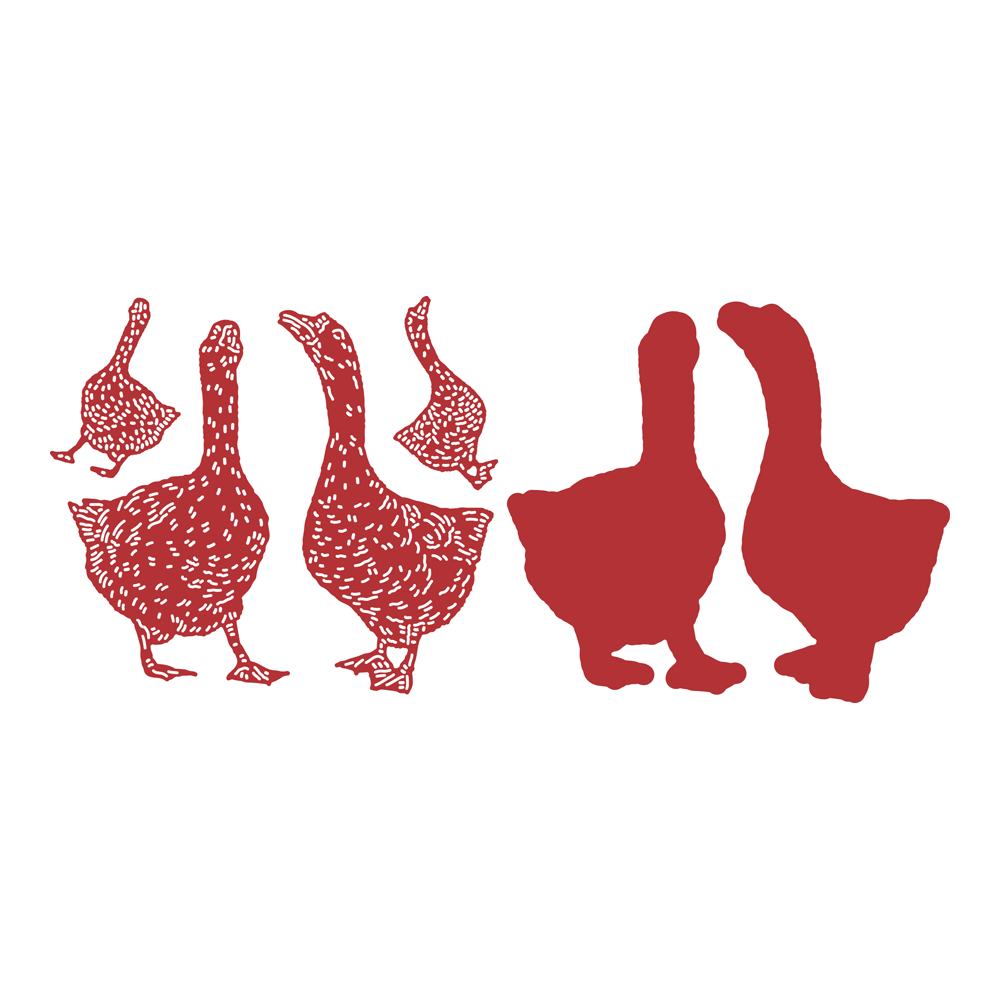 Two Red Robins Having a Gaggle Die Set - Image 2