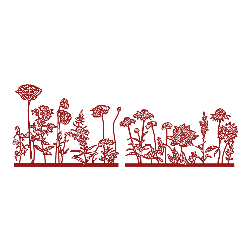 Two Red Robins Wild Borders Die Set - Image 2