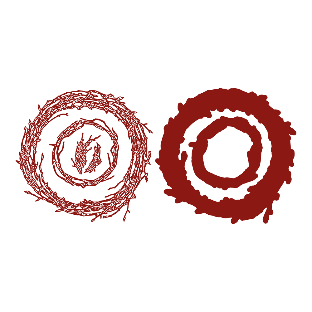 Two Red Robins Circle Twig Wreath Die Set - Image 2