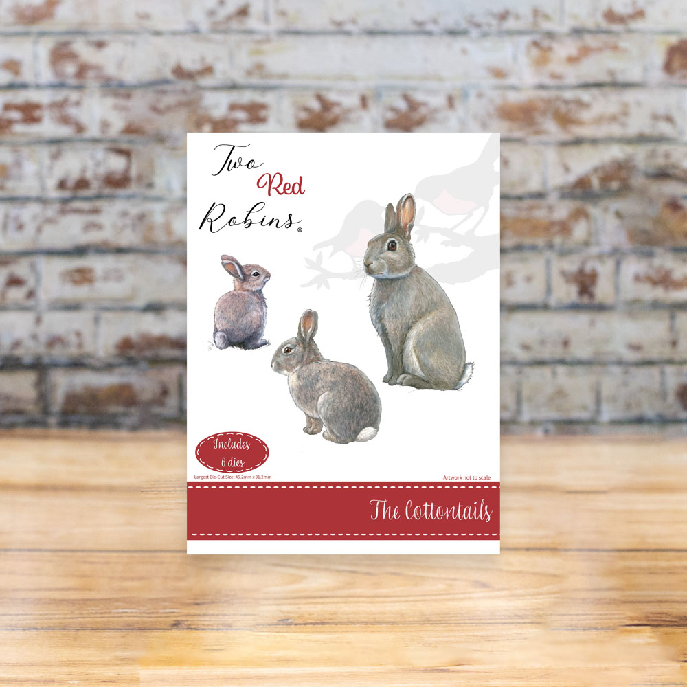 Two Red Robins The Cottontails Die Set