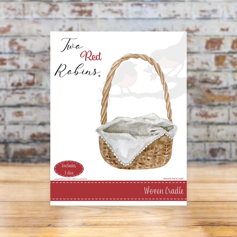 Two Red Robins Woven Cradle Die Set