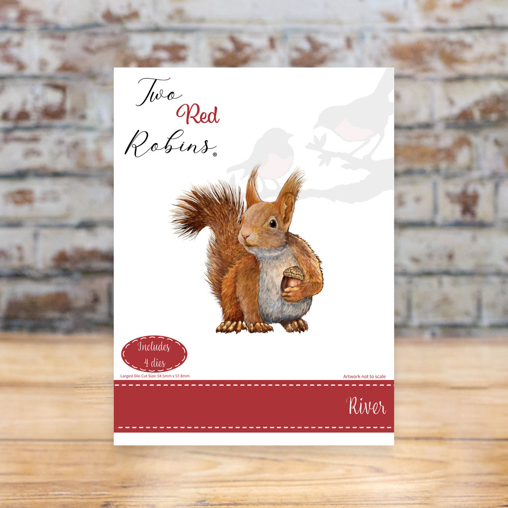 Two Red Robins River Die Set