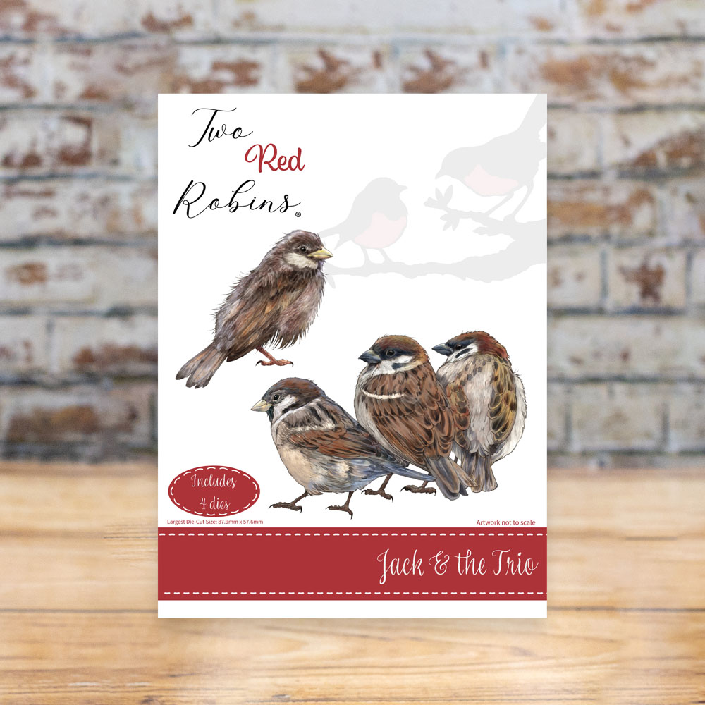 Two Red Robins Jack and the Trio Die Set
