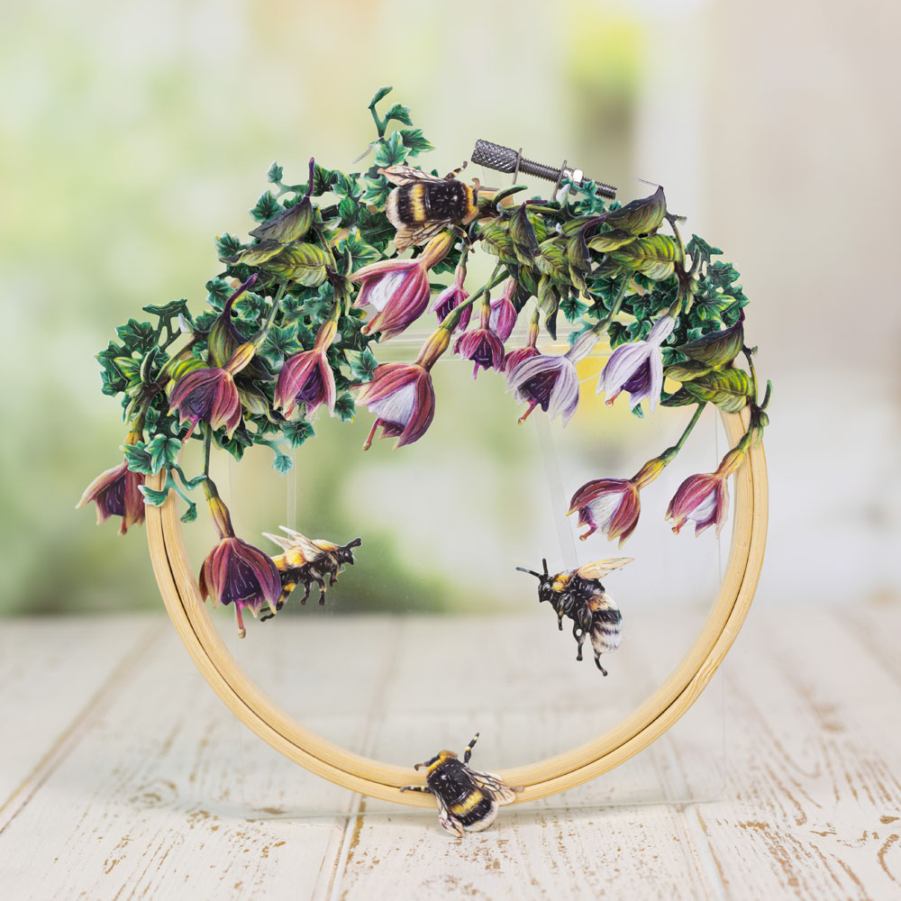 Two Red Robins Bee Happy Die Set - Image 7