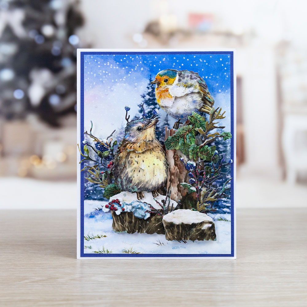 Two Red Robins Yule Log Die Set - Image 5