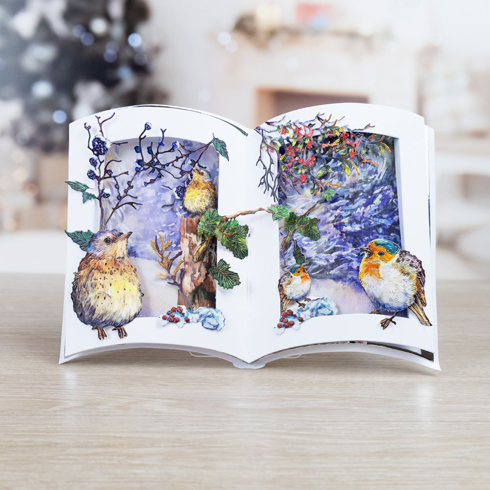 Two Red Robins Yule Log Die Set - Image 6