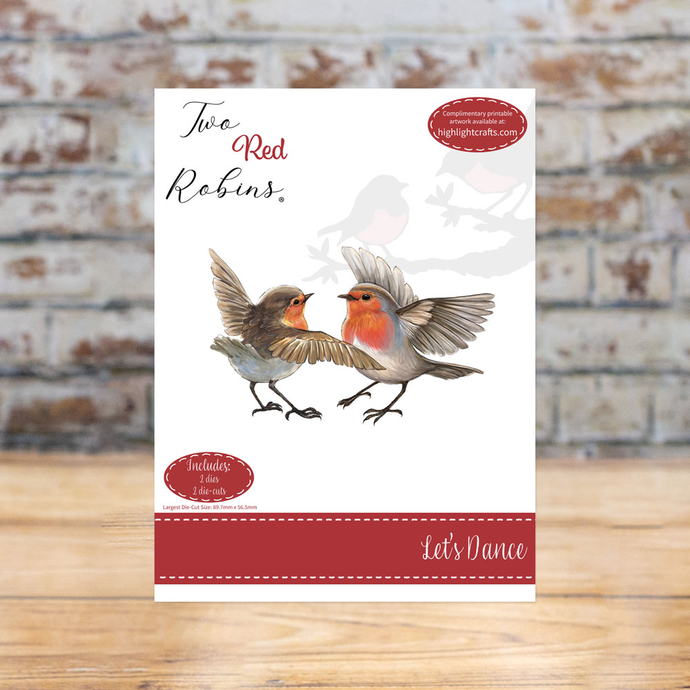 Two Red Robins Let's Dance Die Set
