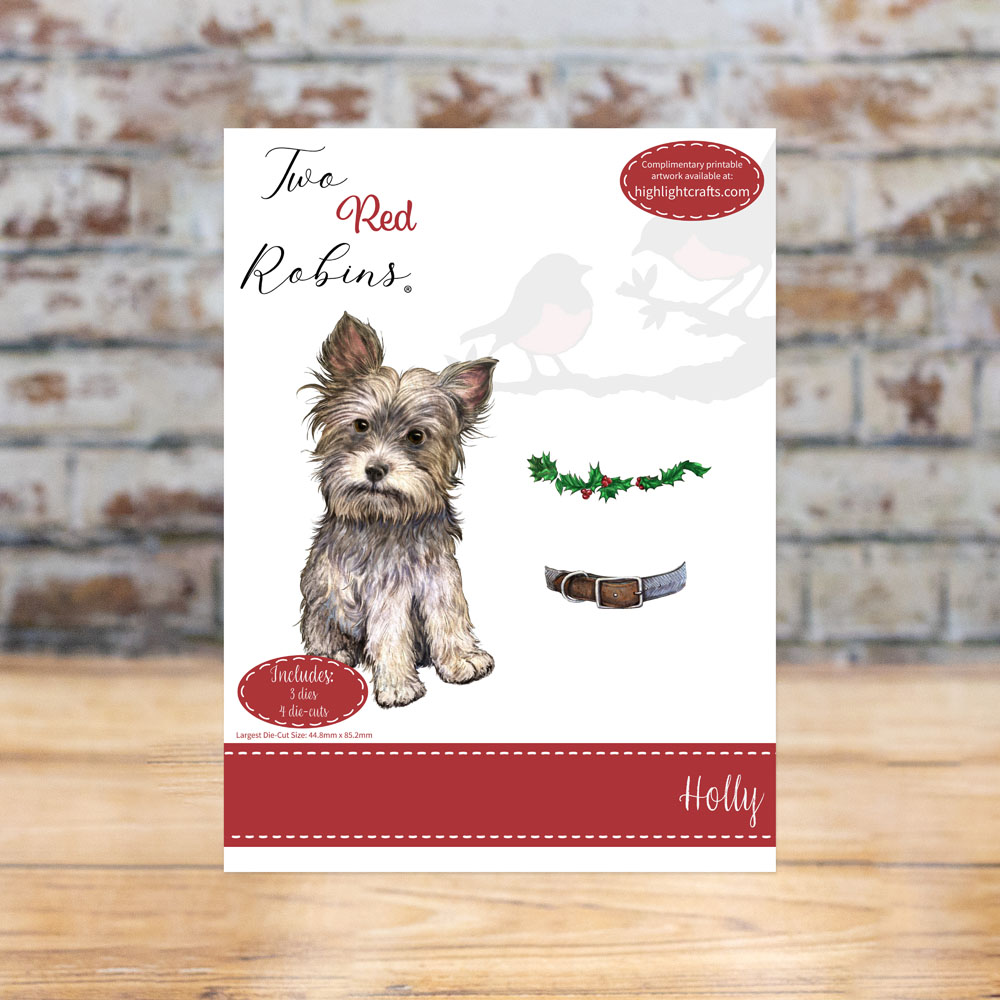 Two Red Robins Holly Die Set