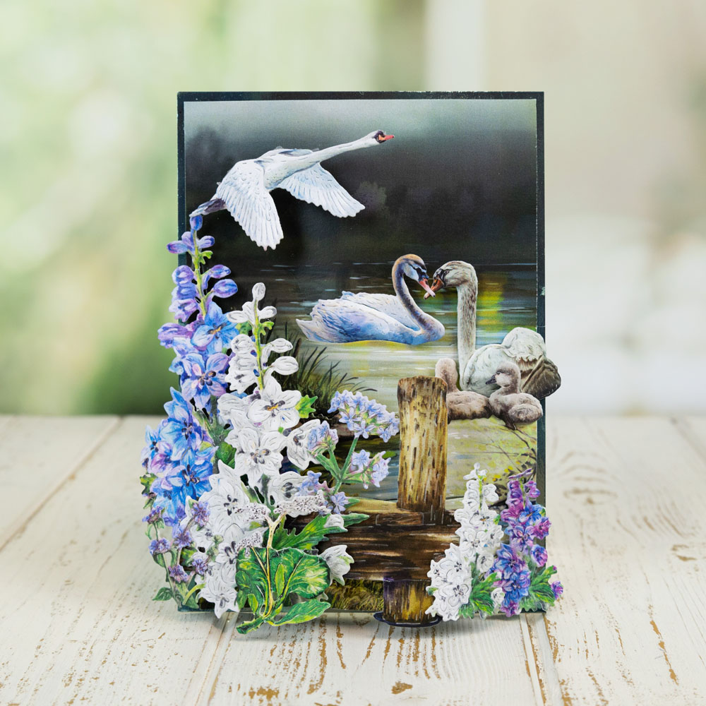 Two Red Robins Delightful Delphiniums Die Set - Image 4