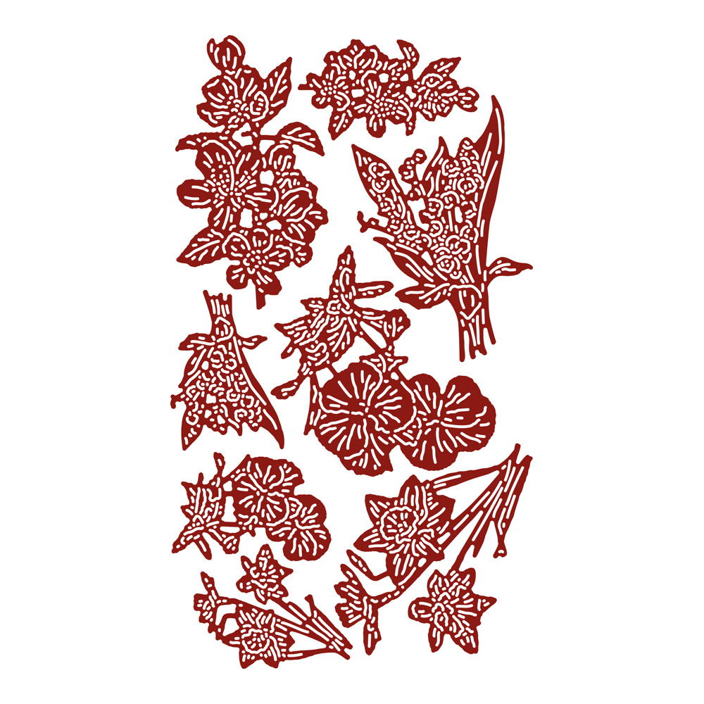 Two Red Robins Floral Fusion Die Set - Image 2
