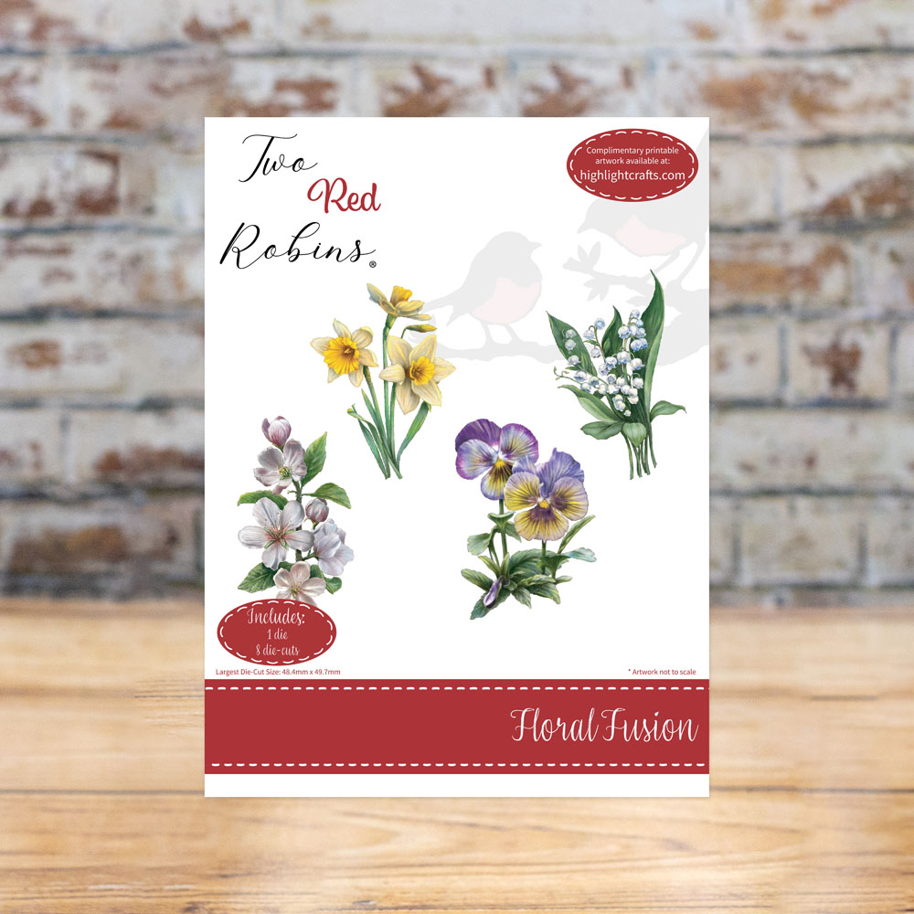 Two Red Robins Floral Fusion Die Set