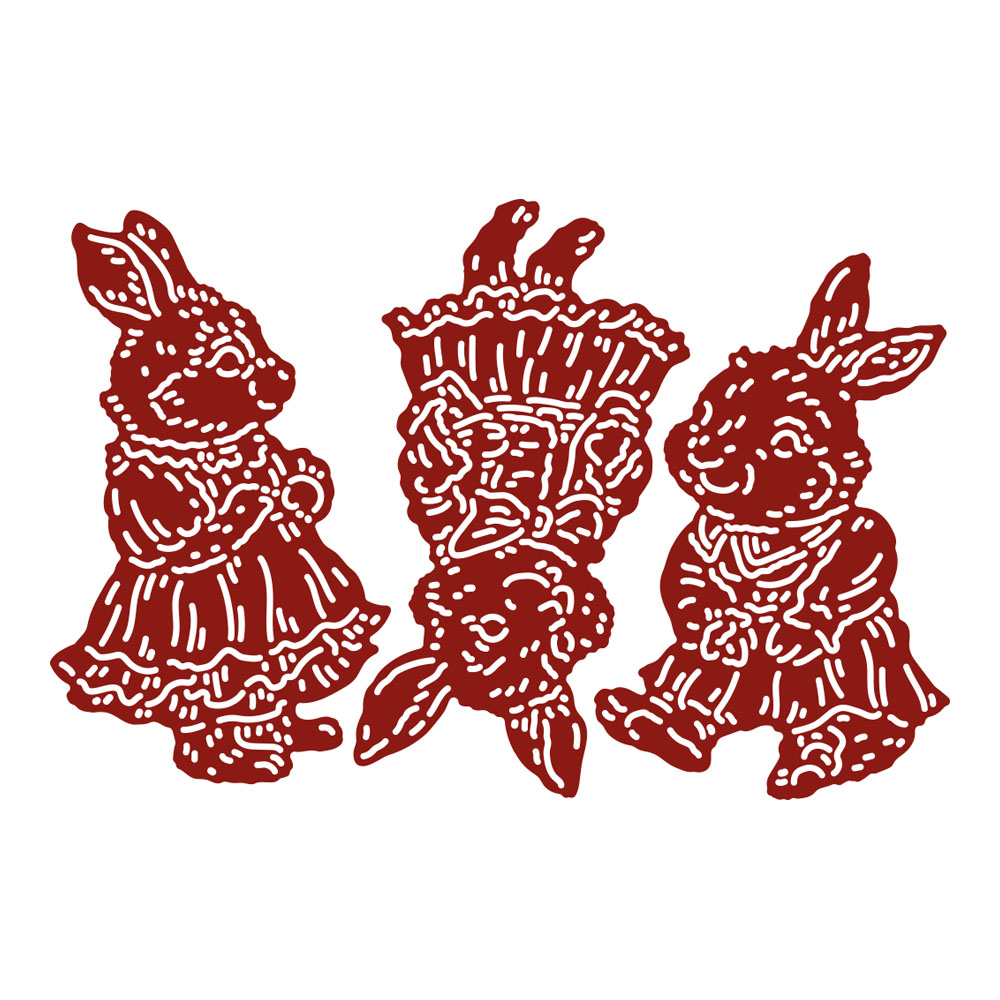 Two Red Robins Honey, Dolly & Carrot Die Set - Image 2