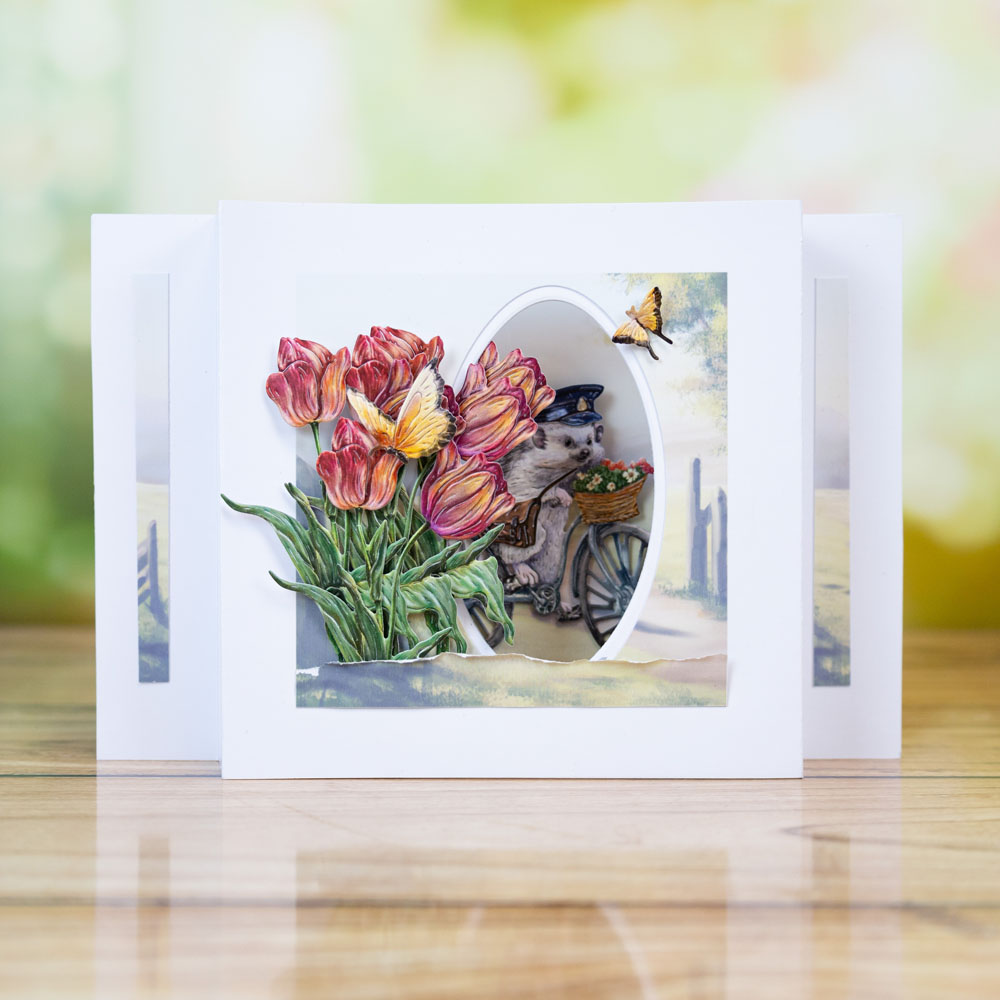 Two Red Robins Spring Tulip Die Set - Image 3