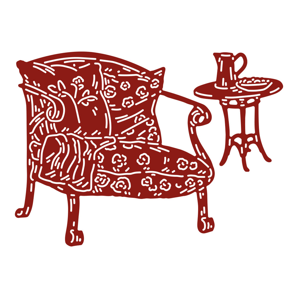 Two Red Robins Peaceful Perch Die Set - Image 2