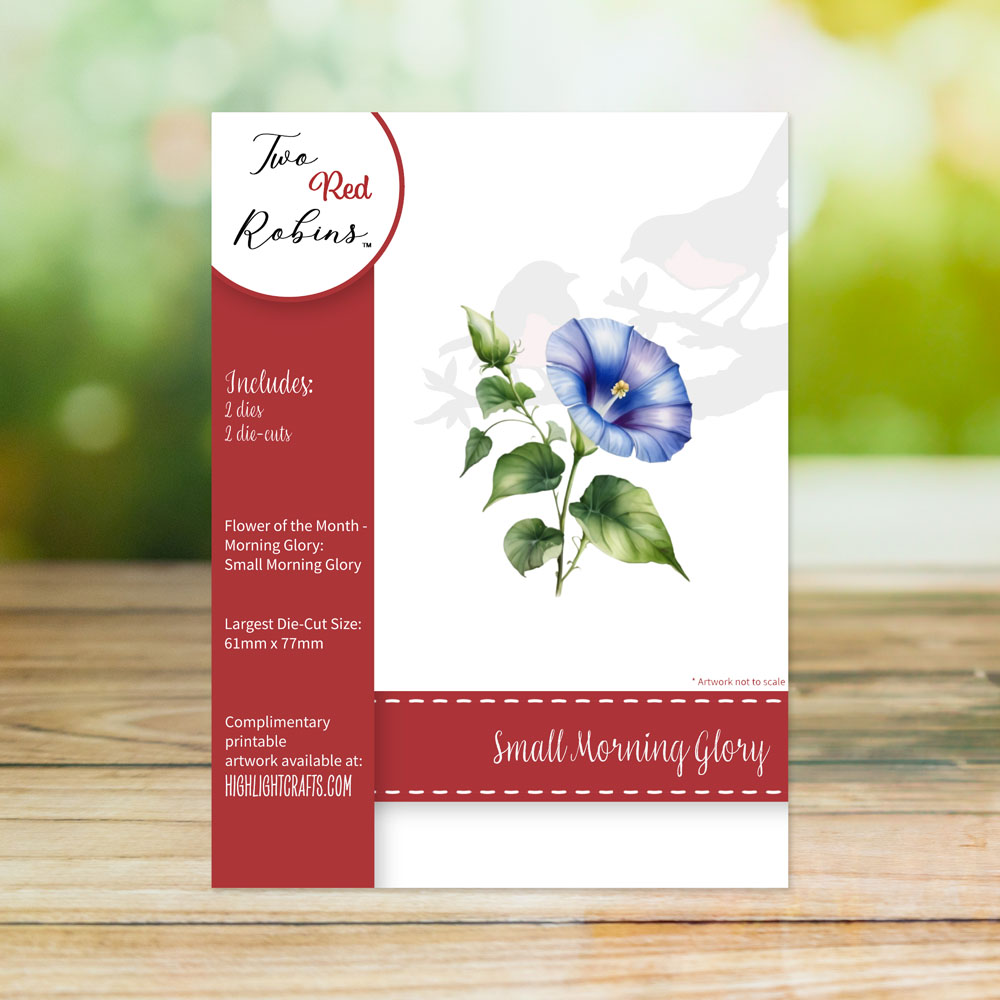 Two Red Robins Small Morning Glory Die Set