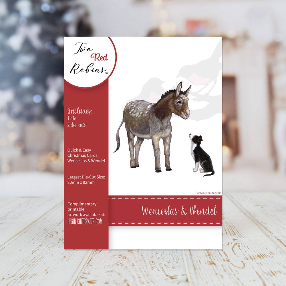 Two Red Robins Wenceslas & Wendel Die Set